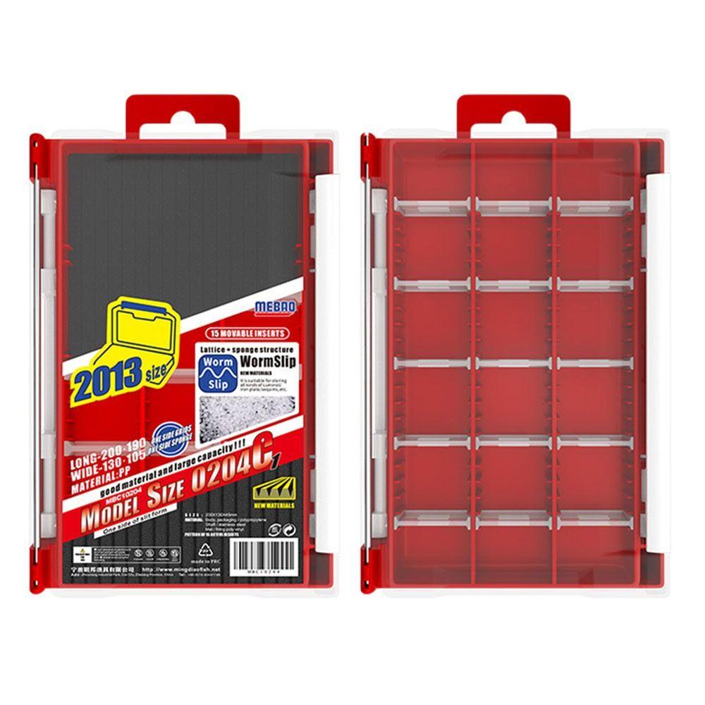 Lanfy Lure Box Dua Sisi 15kompartemen Fishing Tackle Box Lure Umpan Aksesoris Memancing Alat Pancing Wadah Umpan