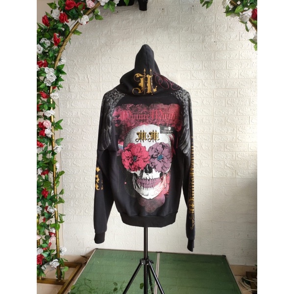 HOODIE MINUTE MIRTH RARE ITEM SKULLS