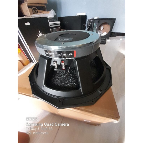 speaker komponen PD 1850 daun tebal kulit jeruk coating precision devices PD1850