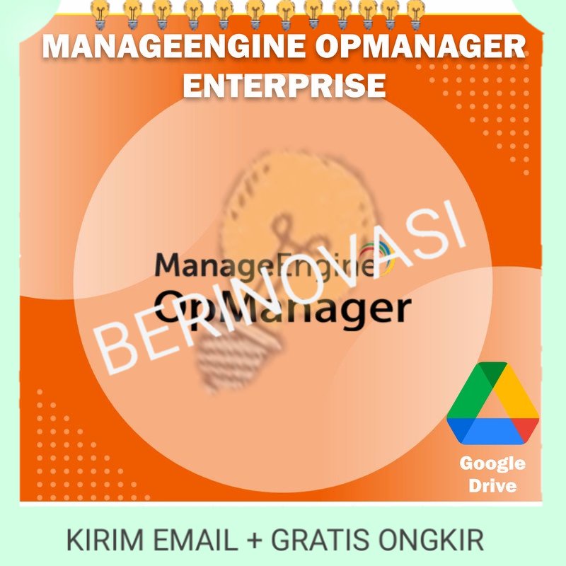 [GARANSI] ManageEngine OPManager Enterprise 12.5.215 Win/ 12.3.001 Linux Versi Terbaru Software PC P