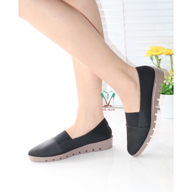 Mym2m Sepatu Wanita Slip On Kasual Terlaris Keslina