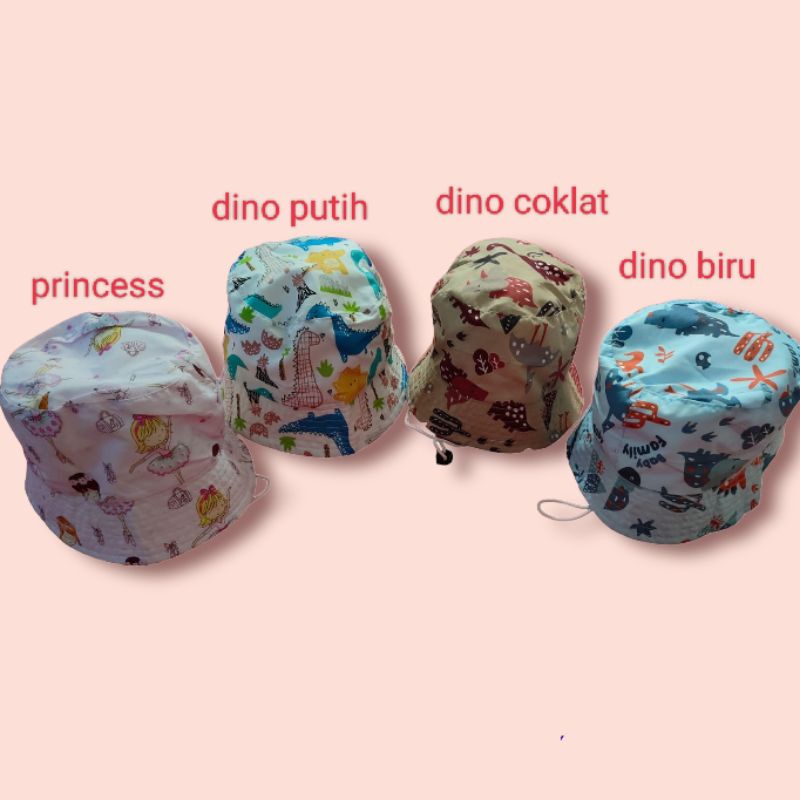 Topi Bucket Motif full Print