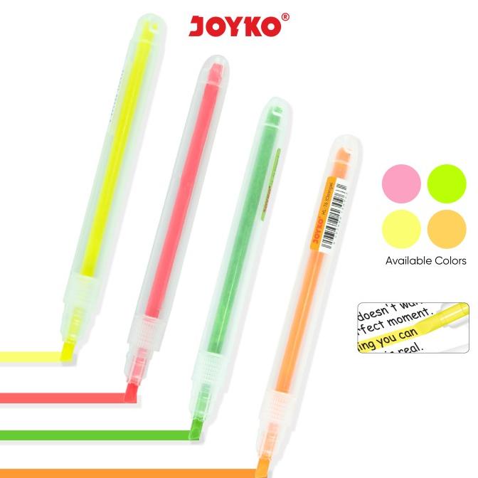 

Highlighter Penanda Berwarna Joyko HL-73 ~ 76