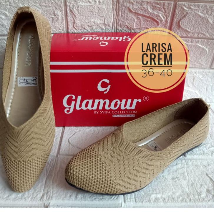 ✮ flatshoes rajut import larisa wanita を