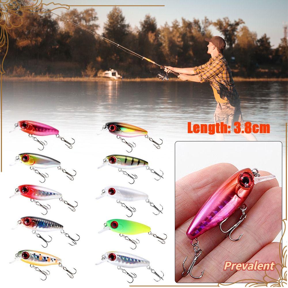 Preva Insect Fishing Lure Artificial Portable Lifelike Eyes 38mm 2.8g Kait Tunggal Umpan Bionic