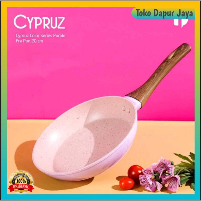 Cypruz Color Series Purple Fry Pan 20 Cm