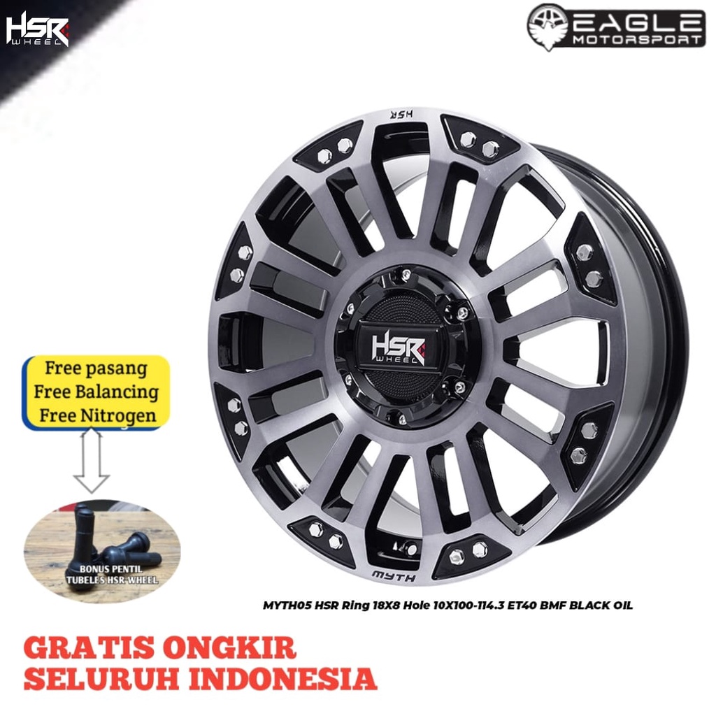 VELG MOBIL R18 RING 18 VELG INNOVA CRV CRETA HRV HSR WHEEL 05