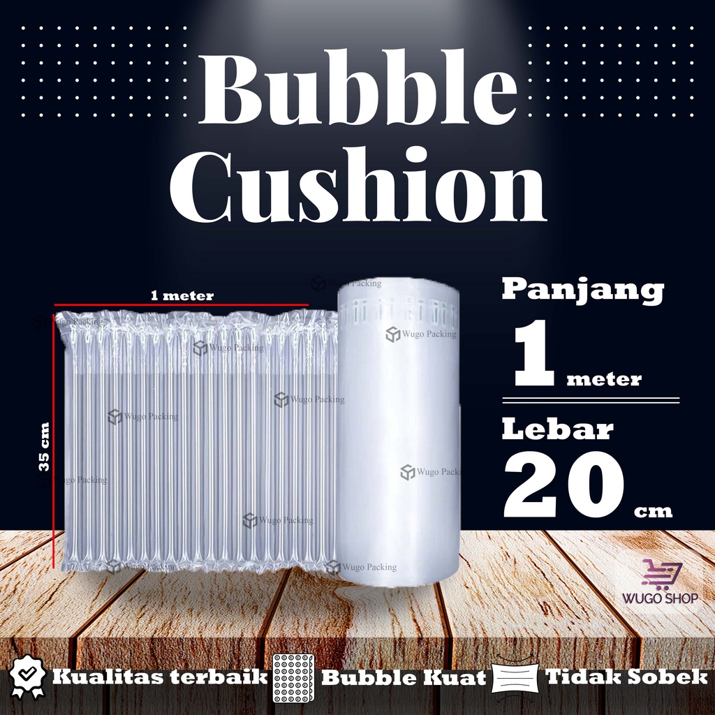 

20cm Bubble Wrap Inflatable Roll Air Bag Cushion Packing (meteran)