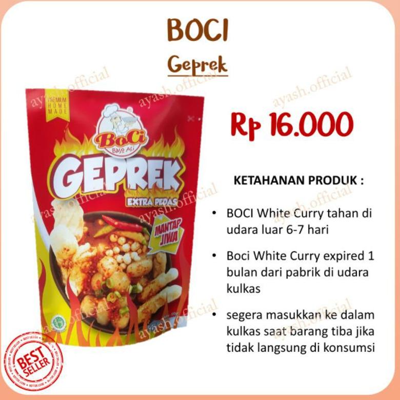 

[PRODUK GVRSK] BOCI GEPREK extra pedas - GEPREK baso aci new varian mantap jiwa SER