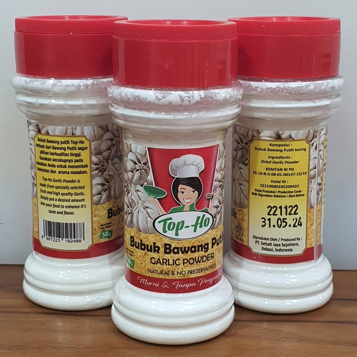 

TOPHO BUBUK BAWANG PUTIH / GARLIC POWDER 50g