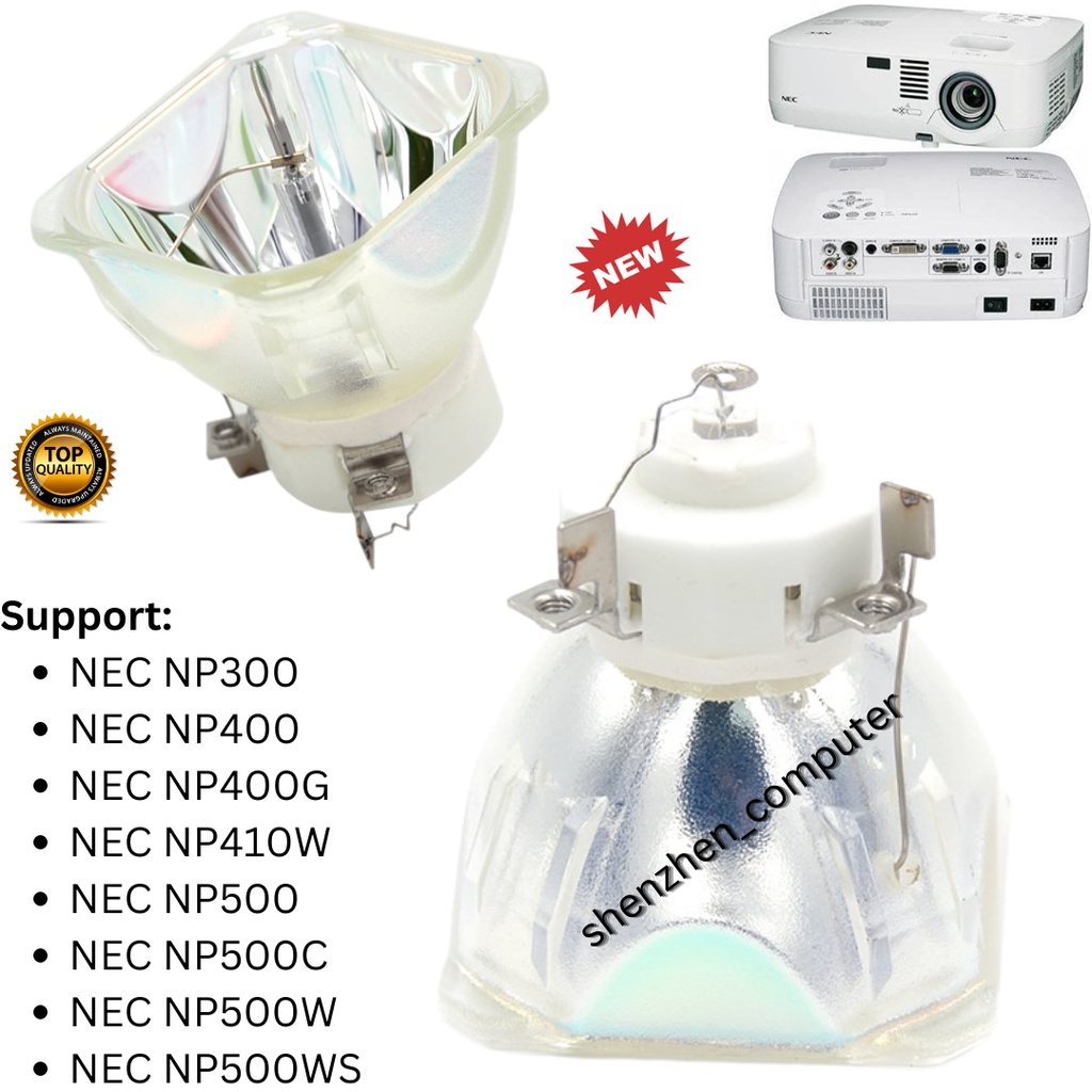 Lampu Proyektor Projector NEC NP300 NP400 NP400G NP410W NP500 NP500C NP500W NP500WS new high quality