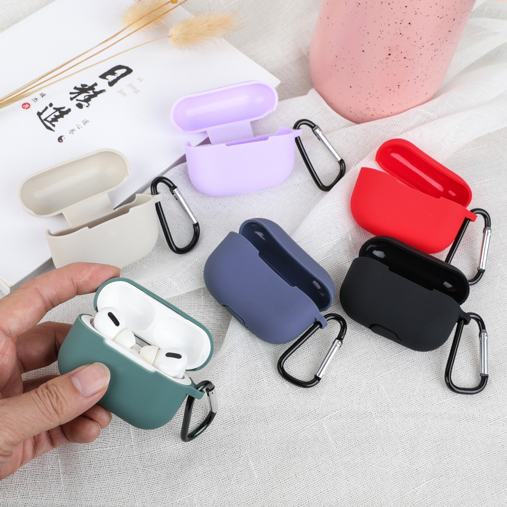 Fxing Premium Silicone Casing/Case Untuk Airpods Pro/I13 Free Hook Protection Case