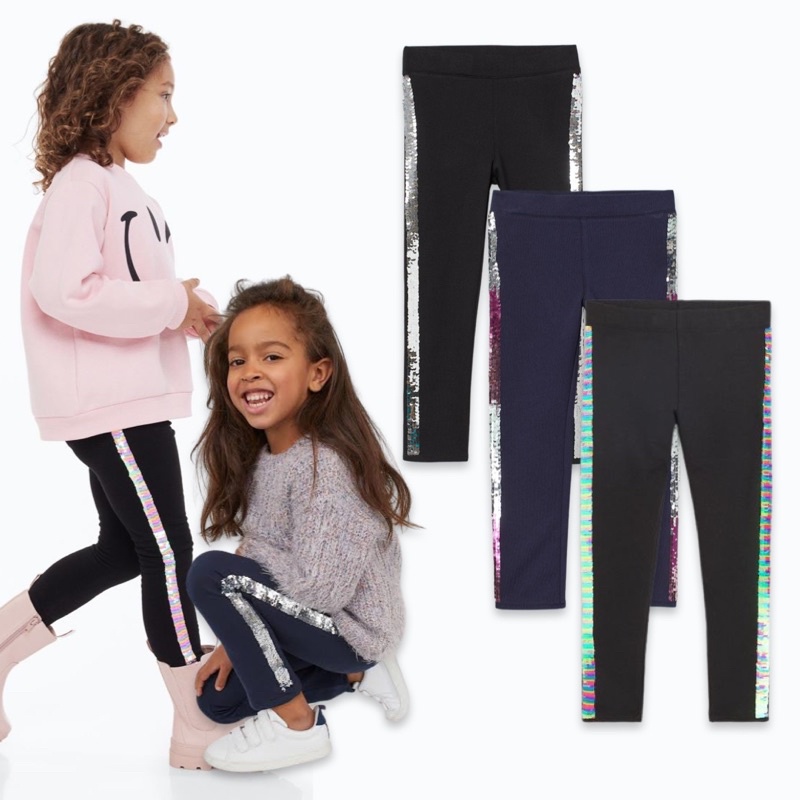 Legging Flip Sequin Anak Perempuan HM