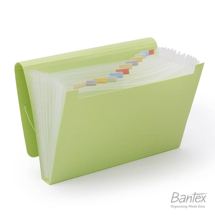 

SALE Bantex Expanding File Folio Pistachio 3601 72