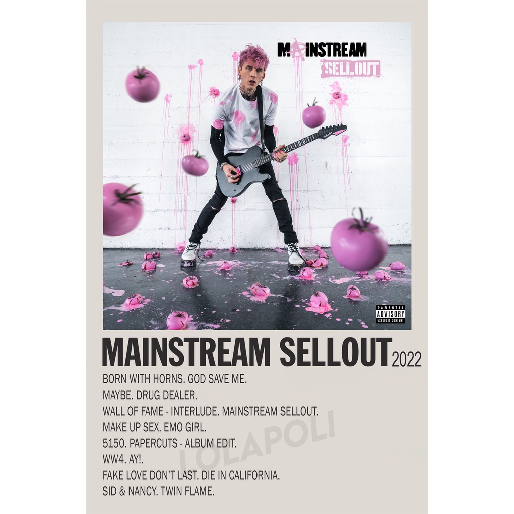 Poster Cover Album Mainstream Sellout - Machine Gun Kelly