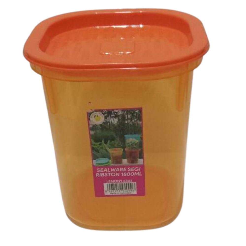 Toples Plastik RIBSTON 1800 ml Tebal Warna Warni