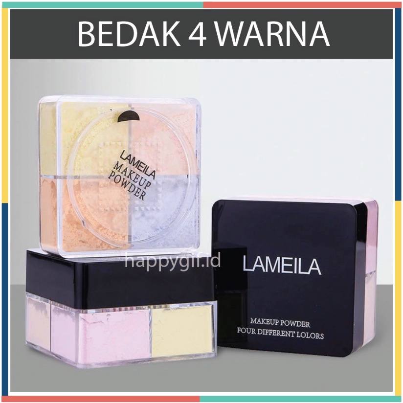 LAMEILA Bedak 4 Color Loose Setting Powder Oil Control and Brightening Powder LA194 5057