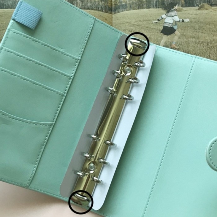 

A6 BINDER KULIT PU 6 RING