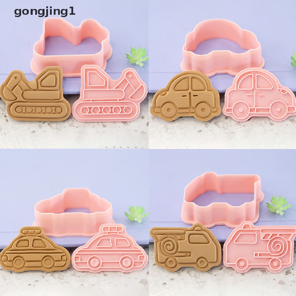 Ggg 8Pcs Cetakan Biskuit Bentuk Truk Fondant Pastry Cutter Alat Baking Cookies Cetakan ID