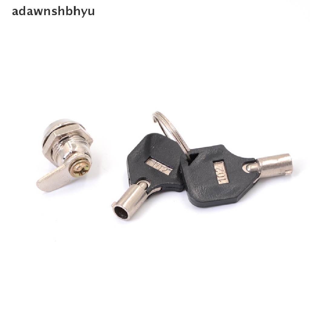 Adawnshbhyu Zinc alloy Cam Lock Lemari Arsip Kotak Surat Meja Laci Lemari Loker Kunci ID