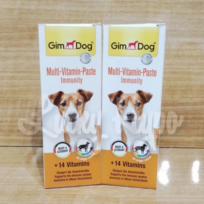 VITAMIN ANJING GIMDOG MULTIVITAMIN PASTE IMMUNITY 50GR FOR DOG