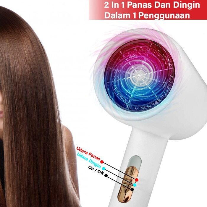 GM Bear Hair Dryer Professional Iconic - Vlasy Alat Pengering Rambut Ionic