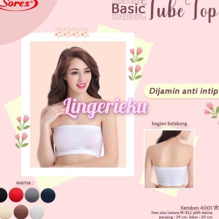 Sorex 4001 BH Bra Kemben Pendek Wanita Tanpa Tali Dan Busa ‑ PBG.11De22ғ