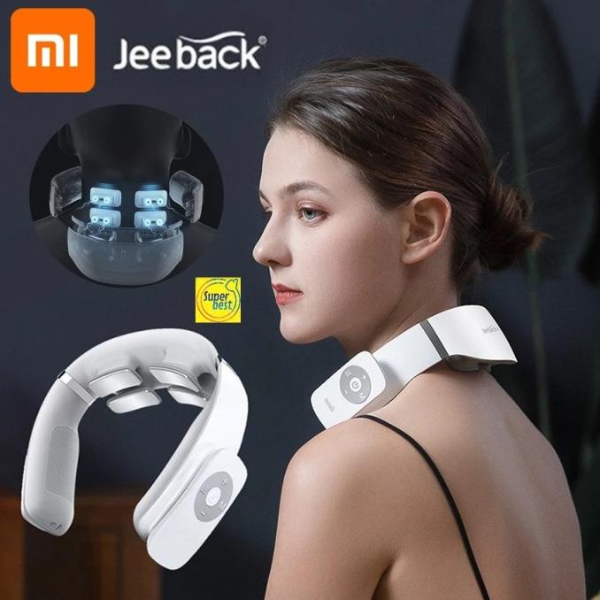 Ori Jeeback G3 Wireless Neck Massager Cervical 4 Head Pijat Leher