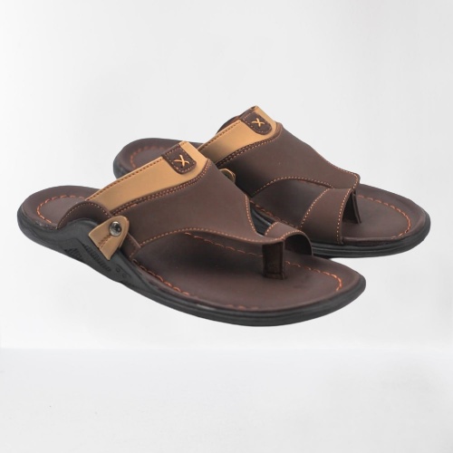 Sandal Kulit Canvil 05 tranding import terbaru