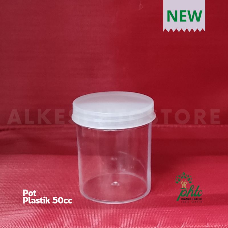 Pot Plastik 50cc l Pot Salep l Pot Cream l Pot Urine l Pot Plastik l Pot 50 cc