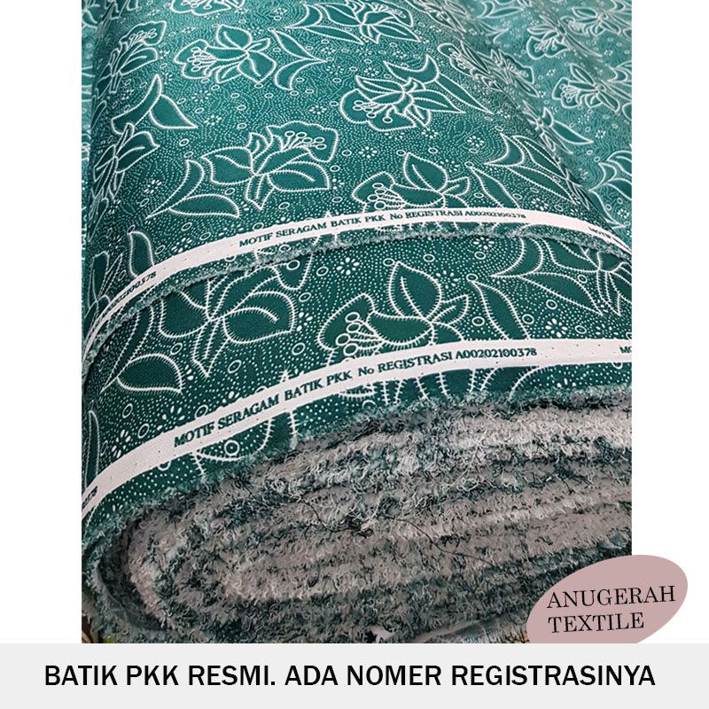 KAIN BATIK PKK ORI BAHAN BABY TOUCH SEMI-SUTRA (HARGA PER SETENGAH METER)