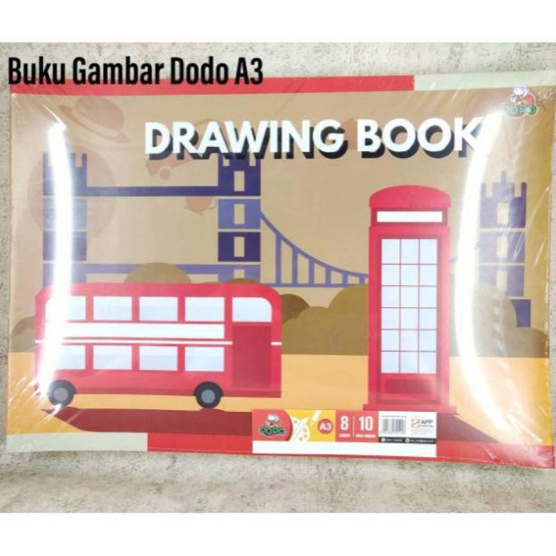 

BUKU GAMBAR A3 DODO ( 10 BUKU ) TERLARISS...,,,,,