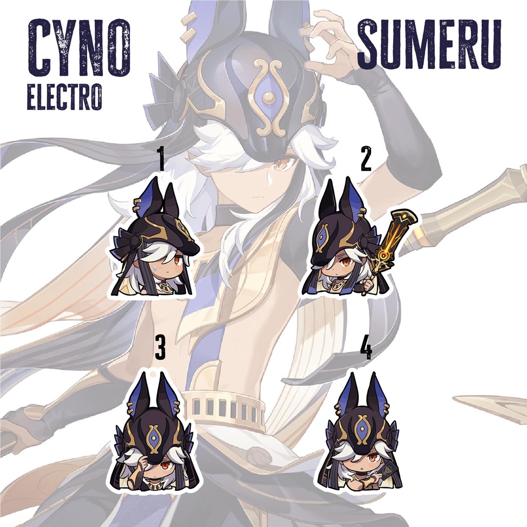 BURJOIS Keychain Genshin Impact Chara Electro | SUMERU | Cyno | Cute Keychains | Keychain | Genshin 