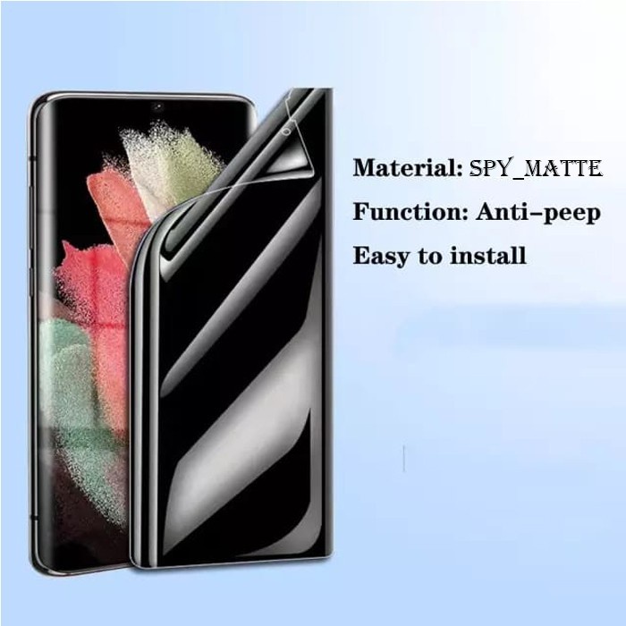 REALME 6 / REALME 6 PRO ANTI GORES HYDROGEL SPY PRIVACY SCREEN GUARD PROTECTOR ANTI SPY MATTE ANTI MINYAK