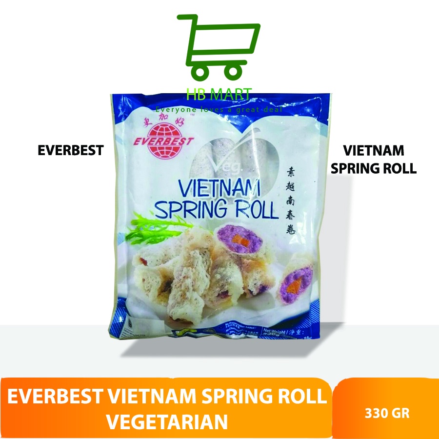 

EVERBEST VIETNAM SPRING ROLL/ TALAS LUMPIA TALAS UBI JALAR VEGETARIAN 1 pax
