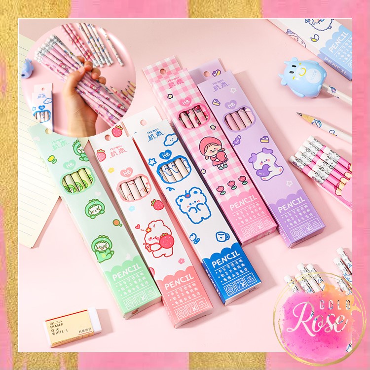 

ℛ - S5670 Pensil Set Alat Tulis Sekolah Anak / Pensil Set Isi Banyak / Pensil Set Pack Cute / Pensil Anak Karakter Lucu