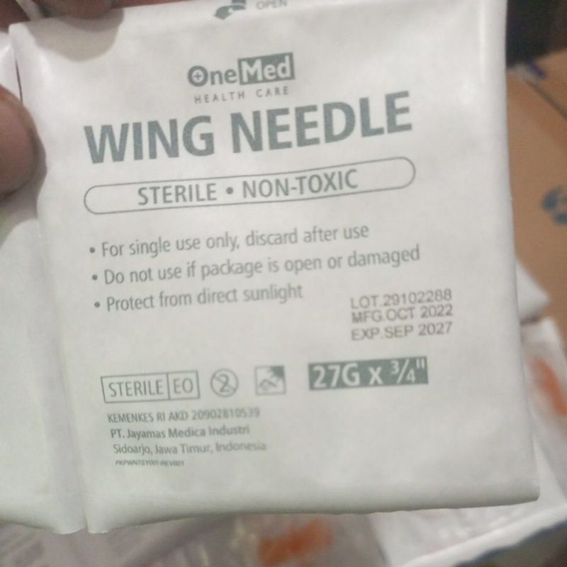 jarum nedle wing27G ,25G