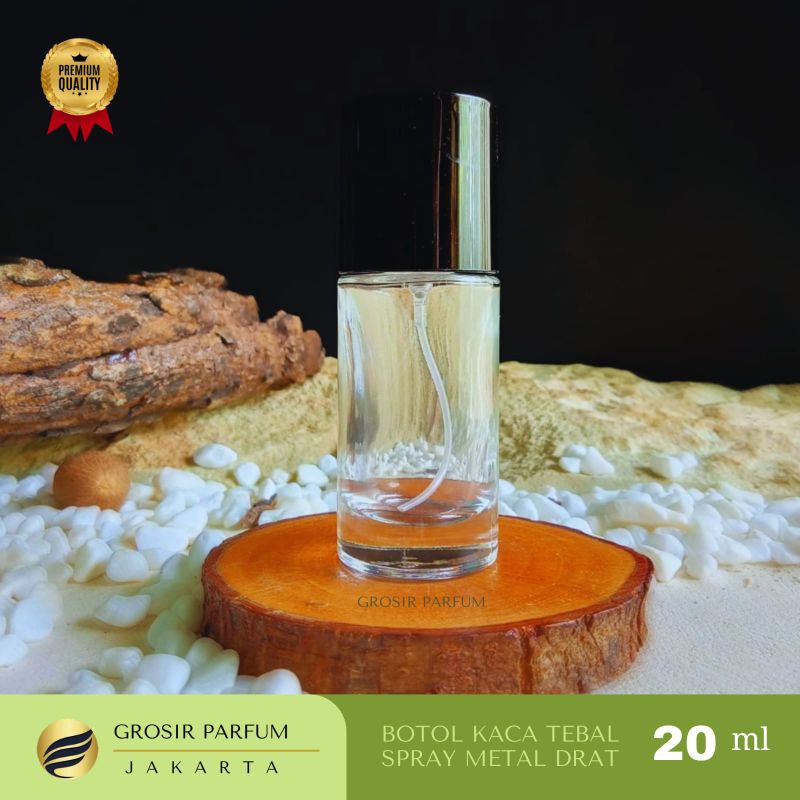 Botol Parfum Kaca 20ml (min 3 pcs)