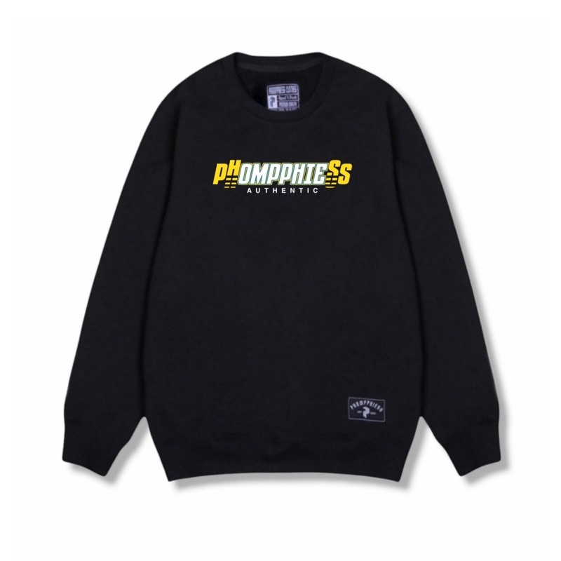 sweater Crewneck Bordir Warna Phomppies Cewe Cowo Premium Distro