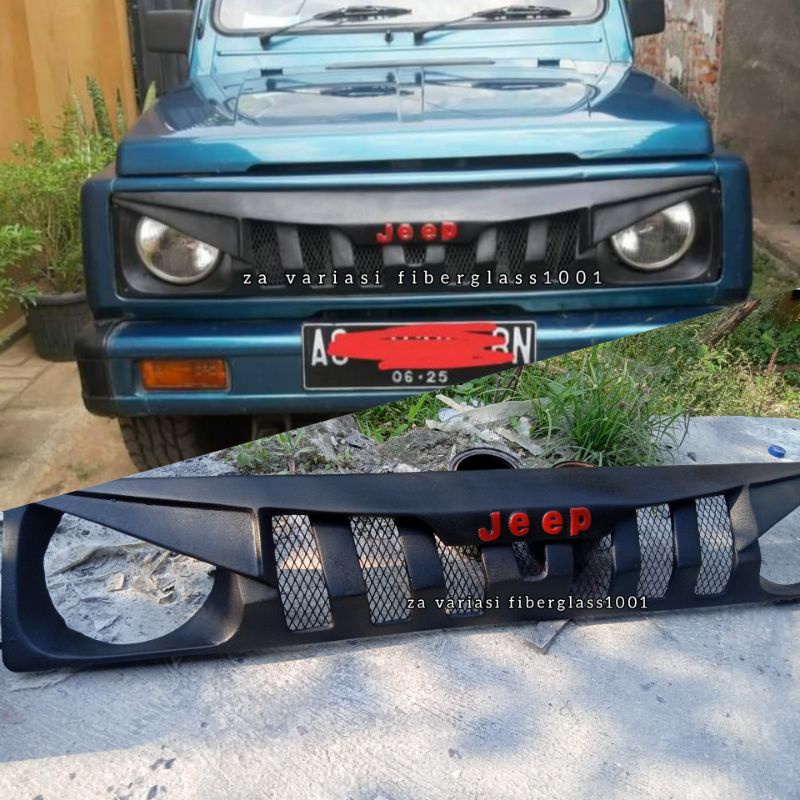 GRILL CUSTOME JIMNY KATANA LAMPU BULAT