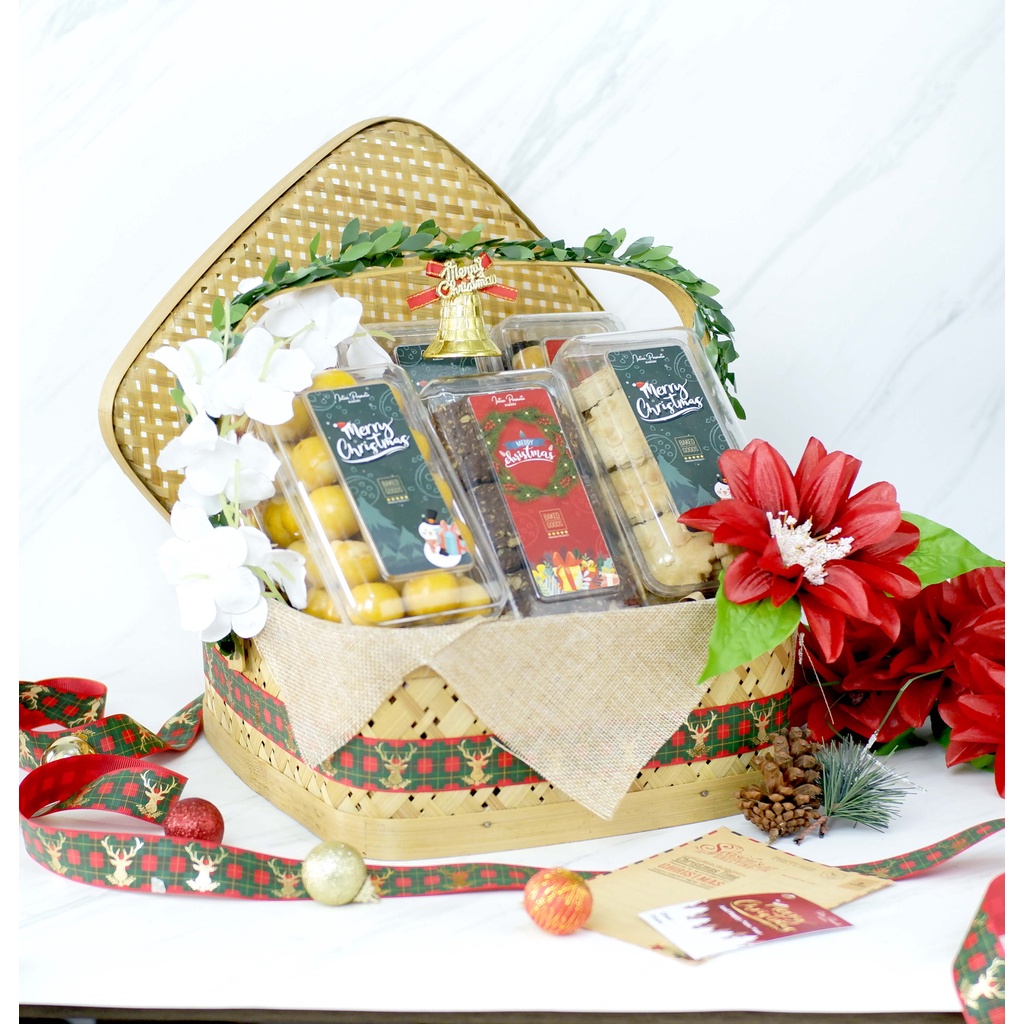 

Hampers natal SANTA - Kue Kering PREMIUM - Christmas hamper CORPORATE