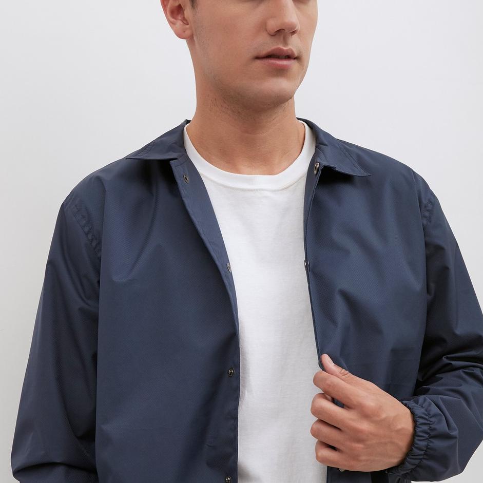 New Sale M231 Jaket Pria Taslan Coach Grafis Panjang Navy 1825