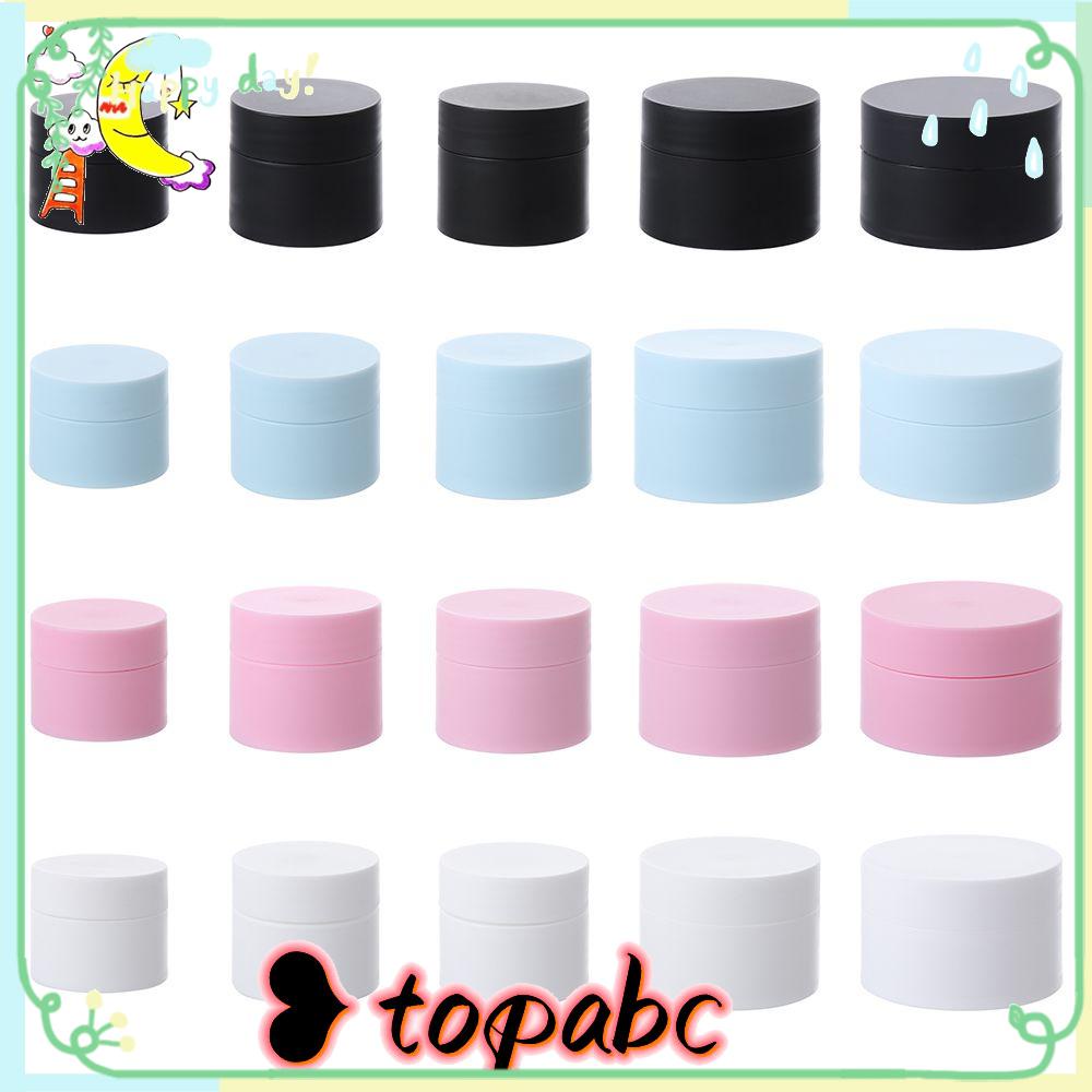 TOP 1Pcs Makeup Jar Plastic Travel Bottle Cosmetic Plastic Box Cream Jar