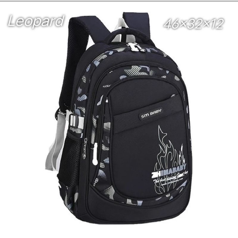FF_Tas Sekolah Anak Laki Laki Sd Smp Sma Backpack Cewek Cowok Ransel Backpack Sekolah Kuliah Kerja Pria