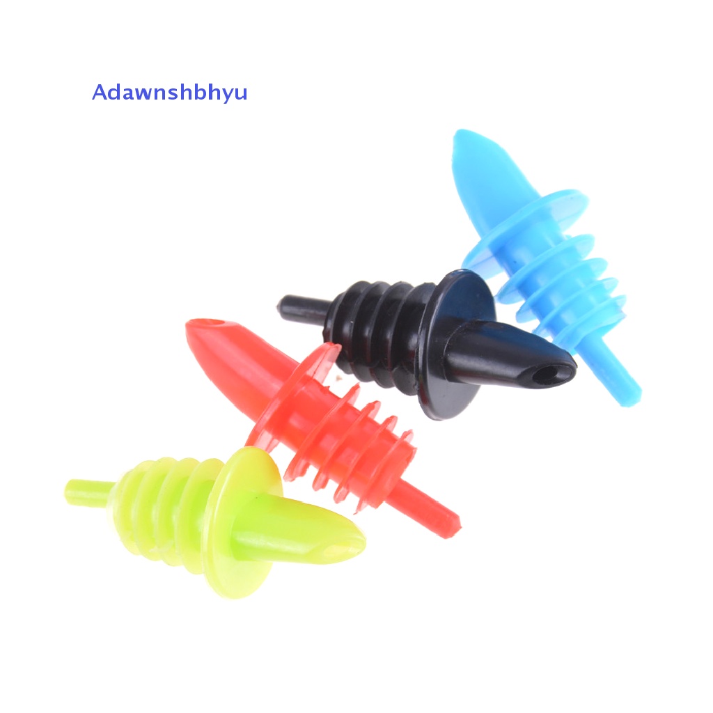 Adhyu 10pcs Plastik FreeFlow Liquor Spirit Bottle Pourer Bar Anggur Minuman Cocktail ID