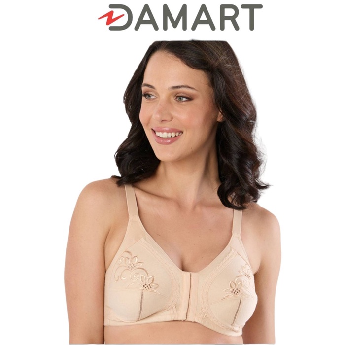 Bra Damart Choco With Flowers Renda