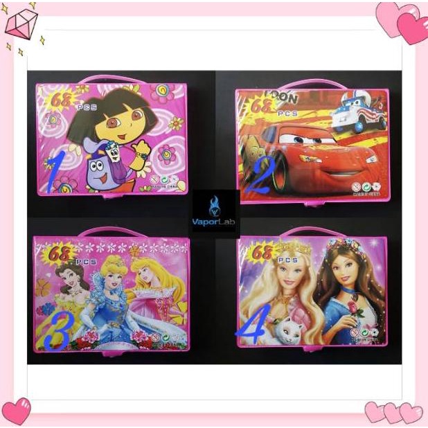 

Model Baru - Crayon Stationary Set 68 Pc Alat Tulis Menggambar Pensil Warna Art Set !