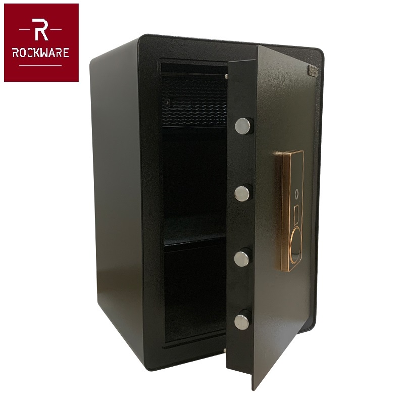 ROCKWARE Safety Box with Fingerprint Lock - 60x40x33cm - RW-MS-600