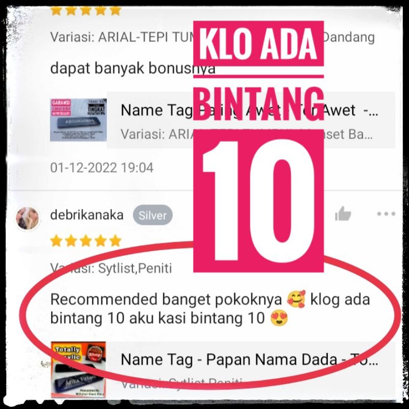 Kumpulan Review Bintang 5