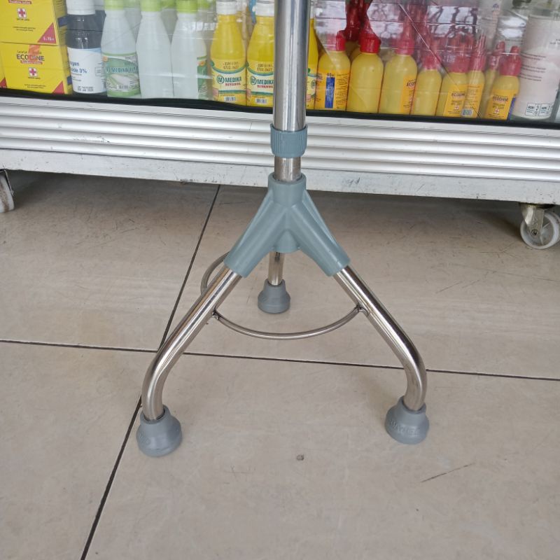 Tripod Walking Stick Tongkat Kruk Kaki 3 Baymed